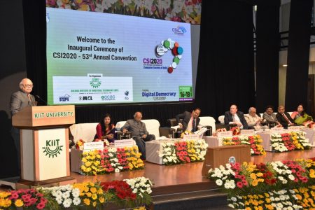 Computer Society of India’s 53rd Annual Convention Inaugurated at KIIT