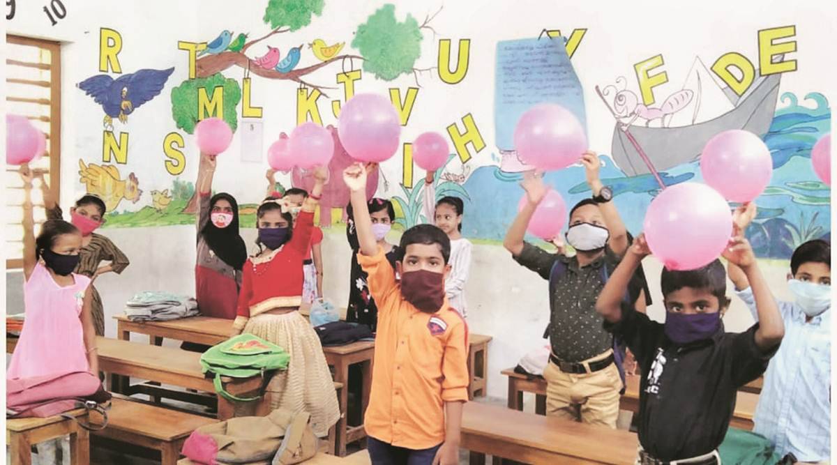 Schools reopened Lakshadweep Island