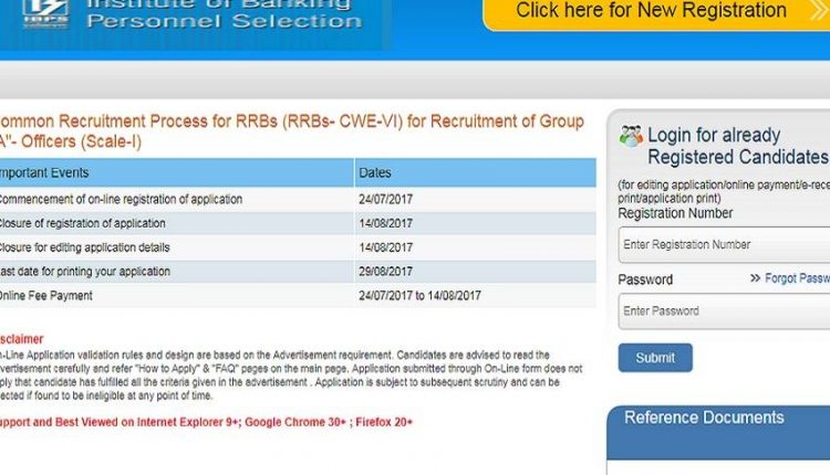IBPS RRB Recruitment 2020