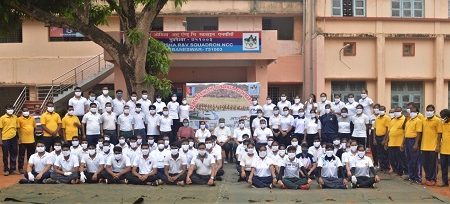 NCC Cadets In Odisha Celebrate Azadi Ki Amrit Mahotsav
