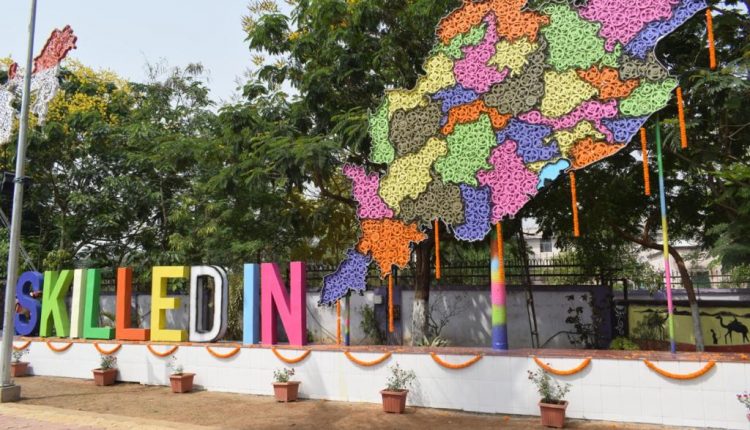 ITI Berhampur made 30-foot high Odisha map