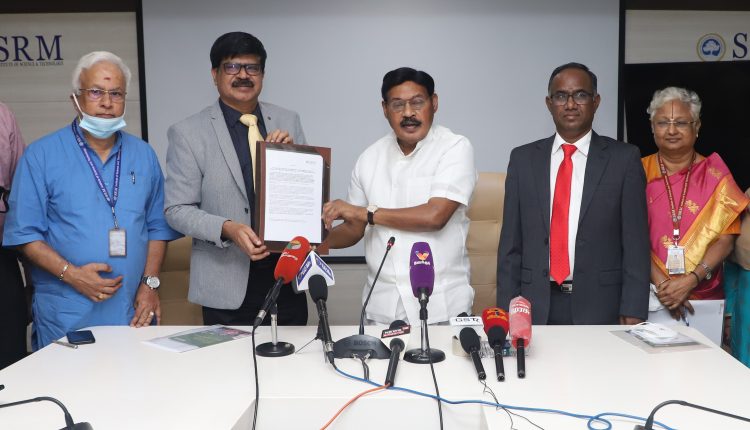 SRM Offers Scholarships To 300 Students From Perambalur Constituency