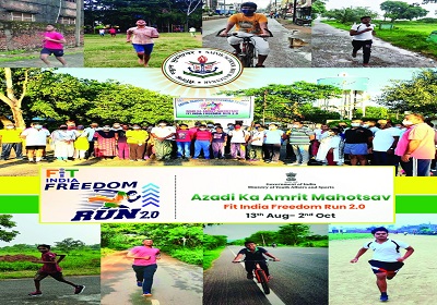 Sainik School Bhubaneswar Celebrates Fit India Freedom Run 2.0