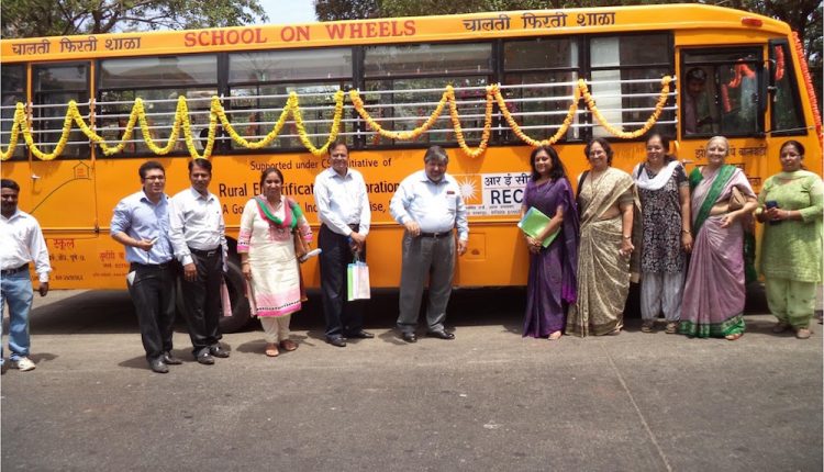 Here School-On-Wheels Starts Rolling