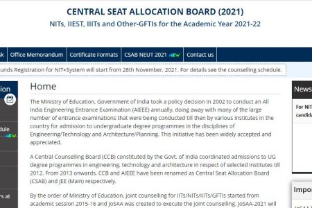 CSAB Special Round Registration Starts On This Date; Check Details
