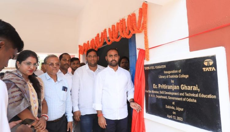 Library Block at Sukinda college