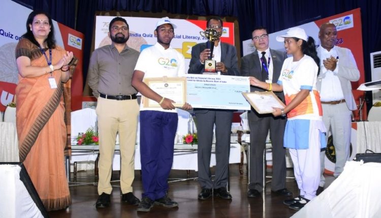 RBI financial quiz Odisha winners