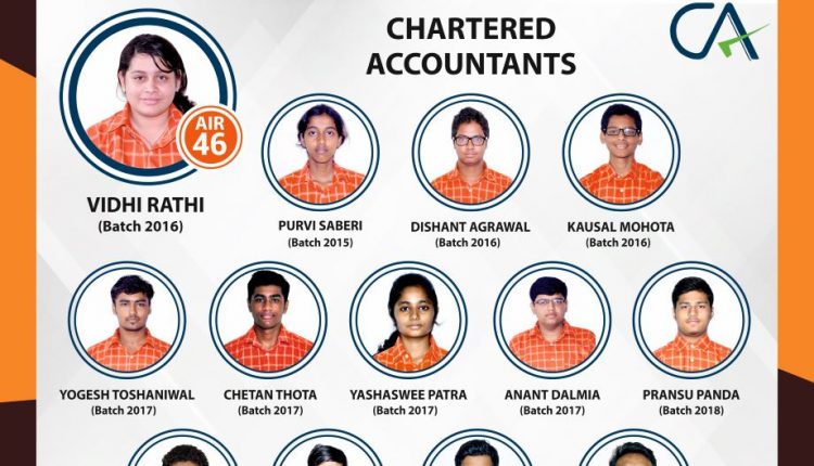 SAI achievers in CA exam