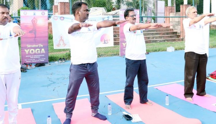 SOA marks International yoga day