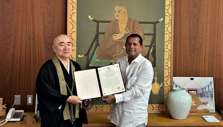 Achyuta samanta doctorate by Japan university